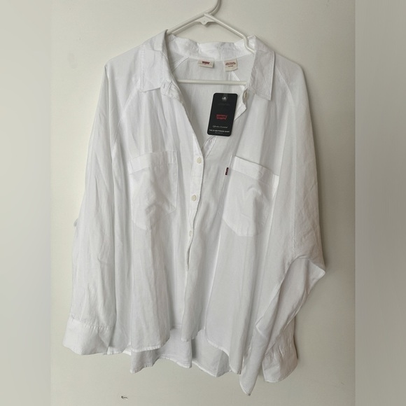 Levi’s The Ex-Boyfriend Shirt White XL - Picture 3 of 11